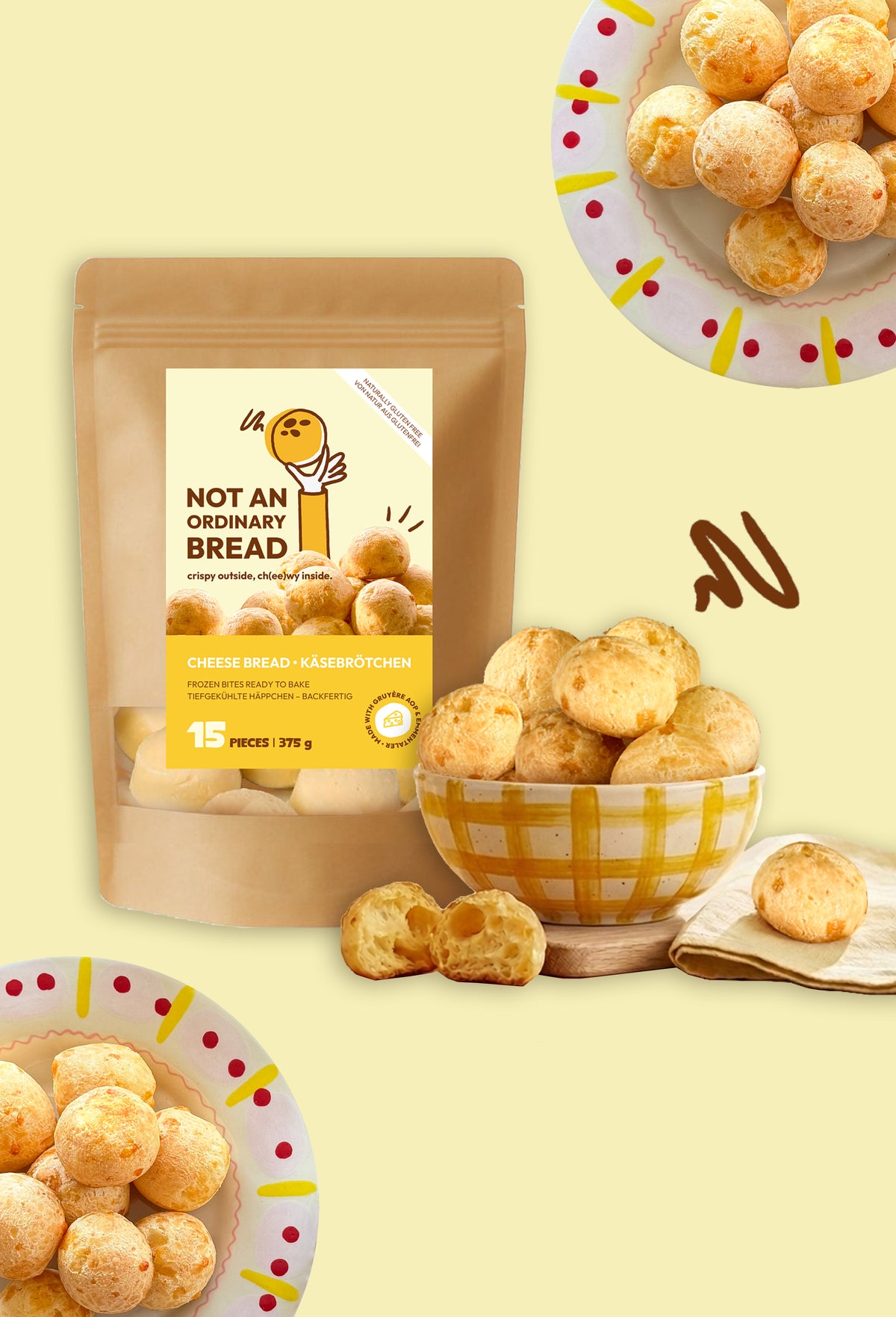 Single - Cheese Bread Pouch