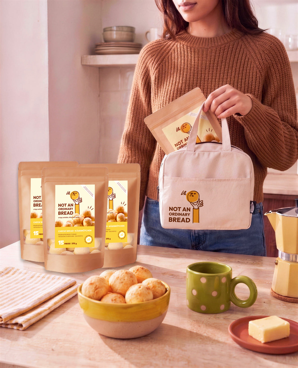 4 x 375g Pouches + Free Cooler Bag